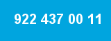 922 437 00 11 922 437 00 11